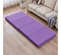 Materasso pieghevole portatile per alleviare la pressione e supporto del sonno, coprimaterasso doppio spesso per roulotte tappetino pieghevole antiscivolo per un sonno individuale e confortevole