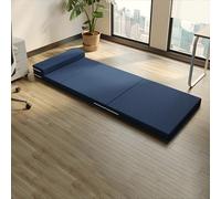 Materasso pieghevole portatile per bambini, sfoderabile, per soggiorno, camera da letto, pigiama, feste, 150 x 60 x 8 cm, blu, tavolo e soluzione salvaspazio
