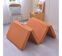 Materasso pieghevole portatile per ospiti in campeggio e in viaggio, materasso singolo/matrimoniale in morbida schiuma con maniglia per divano futon o poltrona letto