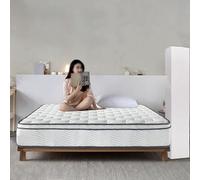 Materasso Queen in una scatola, schiuma ad alta densità, supporto medio rigido, tecnologia di raffreddamento traspirante per alleviare il dolore alla schiena