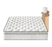 Materasso queen size in una scatola, 12 cm, in memory foam, ibrido, con molle insacchettate, supporto e confortevole, 170 x 190 cm, ideale per un sonno migliore