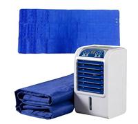 Materasso raffreddato ad Acqua - Materasso Ad Acqua di Raffreddamento con Aria Condizionata - Temperatura Regolabile a 4 Livelli - Per Chi Dorme Caldo E Suda Di Notte(W140cmxL160cm/W55inxL63in)