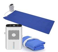 Materasso Raffreddato Ad Acqua, Refrigeratore Per Materassi, Serbatoio Dell'Acqua Da 1,7L | Funzione Di Temporizzazione, Abbassamento Di 3-8°, Cuscinetto Di Ghiaccio Per Dormire In Estate,Single