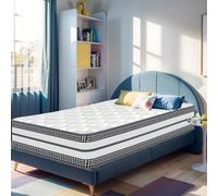 Materasso rigido 90x200 ibrido - Molle + Memory Foam 26 cm | Pelle sensibile e traspirante | Sonno ergonomico FERMEZZA H3: Progettato utilizzando i migliori materiali e tecnologie del sonno all'avangu