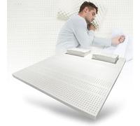 Materasso rigido in lattice naturale da 2,5 cm, in pura gomma espansiva e resistente alla compressione, ideale per casa e camera da letto, 90 x 130 cm, comfort e supporto