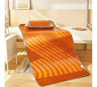Materasso rinfrescante in bambù, estivo, traspirante, 190 x 195 cm, per casa, scuola, dormitorio, grandi dimensioni, 190,5 x 89,9 cm, perfetto per la stagione calda e il comfort del sonno