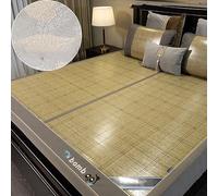 Materasso rinfrescante su entrambi i lati, traspirante, estivo, in bambù, versatile coperta rinfrescante per letto con aria condizionata, letto rinfrescante e tappetino per dormire per la stagione