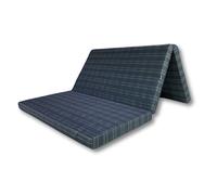 Materasso Ripiegabile Ospiti IN VW GTD Motivo a Quadri Misura XL 120x195x8cm