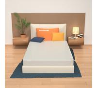 MiaSuite Materasso Sfoderabile 120x200 cm Una Piazza e Mezza - Alto 18 cm, Waterfoam, Anallergico, Antiacaro, Traspirante | Sim - Sim_120x200x18