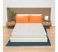 MiaSuite Materasso Sfoderabile 160x195 Matrimoniale - Alto 18 cm, Waterfoam, Anallergico, Antiacaro, Traspirante | Sim - Sim_160x195