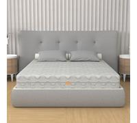 Materasso Sfoderabile Memory Foam e Molle Insacchettate, 140x190 alto 25 cm - Ortopedico, Rigidità Medio-Alta, Rivestimento Silver - Box System, 100% Made in Italy | Sensation