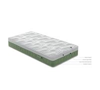 Materasso Singolo Memory Green in Tessuto TENCEL Dispositivo Medico dimensioni 80x190x h 28 cm ottenuto da materie prime naturali, quali la polpa del legno di faggio e di eucalipto