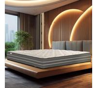 Materasso singolo ortopedico 80x190 h26 doppio comfort 6cm di Memory foam 7 zone