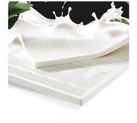 Materasso super morbido in lattice naturale al 100% con topper, design semplice, essenziale per camera da letto rilassante, spessore 10,2 cm, 80 x 200 cm, comfort e supporto premium