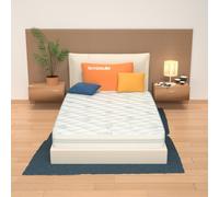Materasso Una Piazza e Mezza 120x200, Alto 24 cm Sfoderabile, Aloe Vera | Goemon