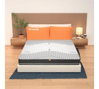 Materasso Una Piazza e Mezzo 120x190, Memory + Molle Insacchettate, alto 25 cm - Dispositivo Medico Ortopedico, Semirigido, Rivestimento Carbon - Box System Perimetrale, 100% Made in Italy | Zefiro