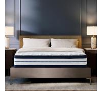 Materasso Viscoelastica 140x200 cm, Materasso Ibrido Memory Foam e Molle Insacchettate, Ergonomico 10 Zone, Media Rigidità, Antibatterico, Traspirante, Anallergico, Certificato Oek-Tex, Altezza 26cm