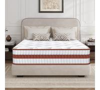 Materasso Viscoelastica 90x190 cm, Altezza 26cm, Memory Foam e Molle Insacchettate, 7 Zone Media Rigidità, Ergonomico, Migliora il Sonno, , Antibatterico YIDATONG Materasso di lusso: immergiti nel mas