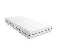 Materasso viscoelastico a 7 zone Sleezzz Smart 100 x 200 cm, altezza 18 cm, livello di rigidità H2+H3 con schiuma a memoria d'aria