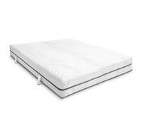 Materasso viscoelastico a 7 zone Sleezzz Smart 200 x 200 cm, altezza 18 cm, livello di rigidità H3 con schiuma a memoria d'aria