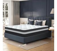 Materasso viscoelastico Bio Memory 140 x 200 cm | Spessore 29 cm | Certificazione Oeko-Tex | Rigidità media, ignifugo, ipoallergenico, traspirante. Nucleo a molla insaccato,7 Zone Supporto lombare