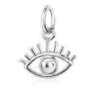 MATERIA by Matthias Wagner Ciondolo a forma di occhio in argento 925 da donna, con catena, Argento