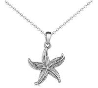 MATERIA by Matthias Wagner Ciondolo da donna in argento 925 con stella marina, Argento sterling