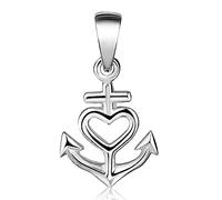 MATERIA by Matthias Wagner Ciondolo fede amore speranza argento 925 donna con catena, Argento