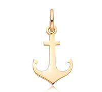 MATERIA by Matthias Wagner Gioielli con ancora in vero oro 333 - Ciondolo dorato per catena GKA-10, Oro giallo