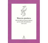 Materia giudaica. Rivista dell'Associazione italiana per lo studio del giudaismo (2019). Vol. 24
