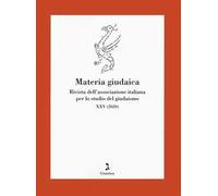 Materia giudaica. Rivista dell'Associazione italiana per lo studio del giudaismo (2020). Vol. 25