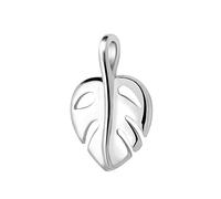 Materia KA-460 - Collana con ciondolo a forma di foglia, in argento Sterling 925, con confezione regalo, 40-60 cm e Argento, colore: Ohne Kette, cod. KA-460