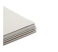 Materia Prima Cartone pietra per artigianato, modelli e progetti creativi. Piastra in cartone grigio riciclato, facile da tagliare per rilegatura e scatole. 75 x 52,5 cm. Spessore 2,5 mm