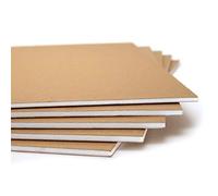 Materia Prima Cartone Piuma schiuma per modellini, cartelli e supporti. Panello di polistirene facile da tagliare. Foamboard multiuso. (Marrone kraft, 5 mm, 50x70 cm)