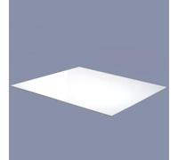 Materia Prima Cartone Pluma per Modelli, Cartelli e Supporti. Lastra di Polistirene Espanso di Facile Taglio. Foamboard Multiuso. (Bianco, 5 mm di Spessore, 100x70 cm (Confezione da 2))