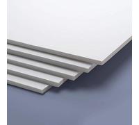 Materia Prima Pannello Espanso per Modelli, Supporti. Cartone in Schiuma Bianca per Artigianato. Foglio di Polistirene Facile da Tagliare. Pannello in Schiuma Multiuso. Bianco, 50 x 70 cm x 5 mm.