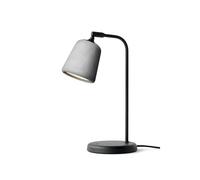 Material Lampada da Tavolo Grigio Chiaro Cemento
