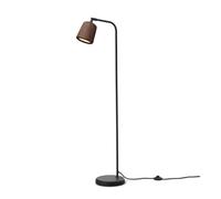 Material Lampada Da Terra Rovere Affumicato