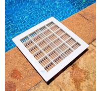 Materiale Abs 300X300Mm Della Copertura di Sicurezza Anti-Succhiare Dello Scolo Principale Della Piscina Per Calcestruzzo Vinile Vetroresina Piscine Residenziale Commerciale