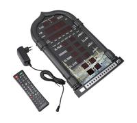 Materiale ABS Moderno Orologio Azan con Display Digitale Chiaro per Decorazioni per la Casa, Scelta Perfetta di Eid (BLACK)