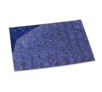 Materiale Battipenna Blu per Chitarra e Basso, Foglio Adesivo | Formato 29cm, Acrilico e Pvc a Tre Strati, Film Protettivo, per Progetti Fai da Te