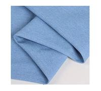 Materiale Cotone Tessuto Denim Di Spessore Patchwork, Stoffa Per Cucire, Tessuto Per Abbigliamento Fatto A Mano Venduto al Metro Larghezza: 150 cm(Color:Azzurro)