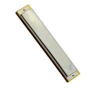 Materiale del corpo in resina per armonica vibrato con diapason largo argento squisito a 28 fori per chiave C
