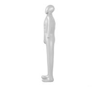 Materiale del PVC dell'argento della bambola maschio gonfiabile alta di | Archiviazione compatta, struttura flessibile, soluzione conveniente, esposizione di abbigliamento, puntello della vetrina del