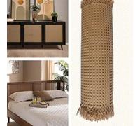 Materiale della tessitura dello strato del rotolo della maglia del rattan per l'inscatolamento della sedia con la fibra sintetica e le componenti del PE di