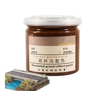 Materiale Di Base In Miniatura - Consistenza Terra Effetto Sabbia Pasta | Copertura Terreno 200 Ml Di Terreno Per Paesaggi Modelli | Strumento Artigianale Per Paesaggi Deserto Ordinari | Di