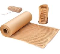 Materiale di imballaggio materiale di riempimento materiale di imballaggio carta rotolo liner a nido d'ape rotolo di carta kraft per confezionamento/immagazzinamento di oggetti fragili e raffinati (25