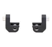 Materiale di montaggio per pedane regolabili EVO Sw-Motech Nero. Kawasaki Versys 1100 / SE (24-).