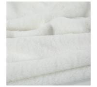Materiale di Pelliccia Sintetica Pile Corto Quadrati di Morbido Peluche in a Pelo Corto Tessuto Pelliccia Morbida Soffice per Tappeto da Comodino Artigianato Letti Animali 50x50cm(Color:White)