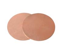 materiale di taglio del disco di ottone, Lamiera rotonda di rame fucsia confezione da 2 1x(35-55) mm(1x45mm)
